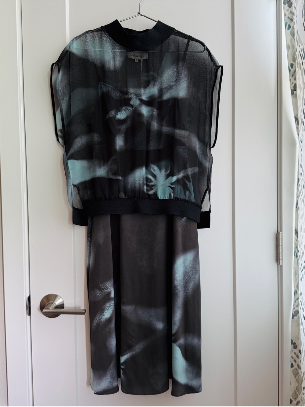 3.1 Phillip Lim Silk Printed Two Piece Dress Set